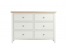 Kenmore Kenmore Patterdale White and Oak 6 Drawer Chest of Drawers (Assembled)