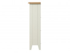Kenmore Kenmore Patterdale White and Oak Low Bookcase (Assembled)