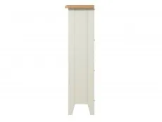 Kenmore Kenmore Patterdale White and Oak Low Bookcase (Assembled)