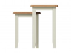 Kenmore Kenmore Patterdale White and Oak Small Nest of Tables (Flat Packed)