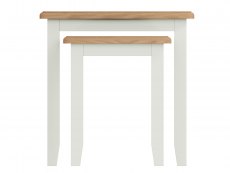 Kenmore Kenmore Patterdale White and Oak Small Nest of Tables (Flat Packed)
