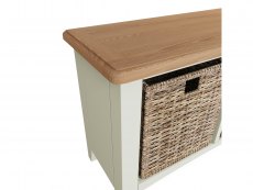 Kenmore Kenmore Patterdale White and Oak Storage Hallway Unit (Assembled)