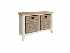 Kenmore Kenmore Patterdale White and Oak Storage Hallway Unit (Assembled)