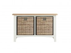 Kenmore Kenmore Patterdale White and Oak Storage Hallway Unit (Assembled)