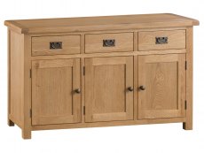 Kenmore Kenmore Waverley Oak 3 Door 3 Drawer Sideboard (Assembled)