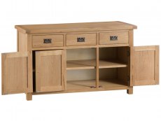 Kenmore Kenmore Waverley Oak 3 Door 3 Drawer Sideboard (Assembled)