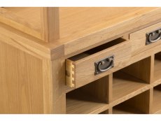 Kenmore Kenmore Waverley Oak 3 Drawer Storage Hallway Bench (Assembled)