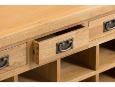 Kenmore Kenmore Waverley Oak 3 Drawer Storage Hallway Bench (Assembled)