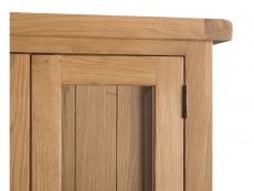 Kenmore Kenmore Waverley Oak and Glass 2 Door 1 Drawer Tall Display Cabinet (Assembled)
