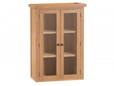 Kenmore Kenmore Waverley Oak and Glass 2 Door Small Display Cabinet (Assembled)