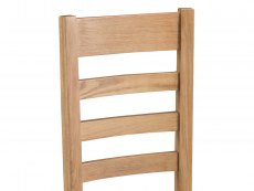 Kenmore Kenmore Waverley Oak Ladder Back Fabric Dining Chair