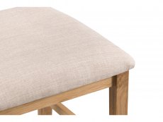 Kenmore Kenmore Waverley Oak Ladder Back Fabric Dining Chair