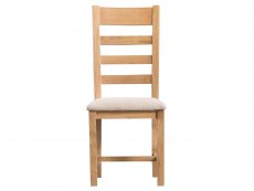 Kenmore Kenmore Waverley Oak Ladder Back Fabric Dining Chair
