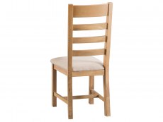 Kenmore Kenmore Waverley Oak Ladder Back Fabric Dining Chair