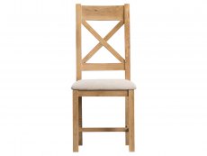 Kenmore Kenmore Waverley Oak Cross Back Fabric Dining Chair