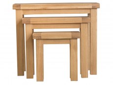 Kenmore Kenmore Waverley Oak Nest of 3 Tables (Flat Packed)