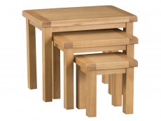 Kenmore Kenmore Waverley Oak Nest of 3 Tables (Flat Packed)