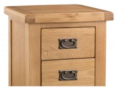Kenmore Kenmore Waverley Oak 3 Drawer Large Bedside Cabinet (Assembled)