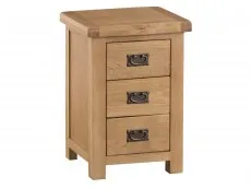 Kenmore Kenmore Waverley Oak 3 Drawer Large Bedside Table (Assembled)