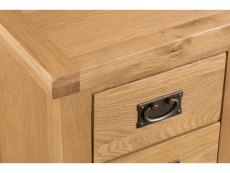 Kenmore Kenmore Waverley Oak 3 Drawer Large Bedside Cabinet (Assembled)