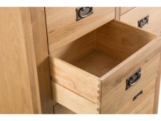 Kenmore Kenmore Waverley Oak 3+4 Drawer Tall Chest of Drawers (Assembled)