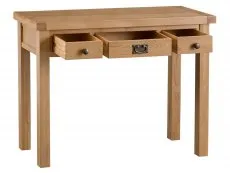 Kenmore Waverley Oak 3 Drawer Dressing Table (Flat Packed)