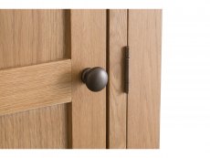 Kenmore Kenmore Waverley Oak 3 Door 2 Drawer Mirrored Triple Wardrobe (Flat Packed)