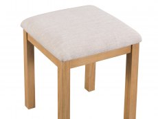 Kenmore Waverley Oak Dressing Table Stool (Flat Packed)