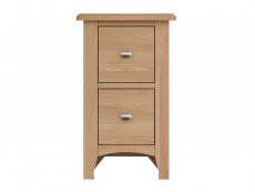 Kenmore Kenmore Dakota Oak 2 Drawer Small Bedside Cabinet (Assembled)