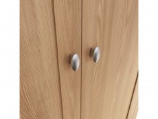 Kenmore Kenmore Dakota Oak 2 Door 1 Drawer Double Wardrobe (Part Assembled)