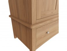 Kenmore Kenmore Dakota Oak 2 Door 1 Drawer Double Wardrobe (Part Assembled)