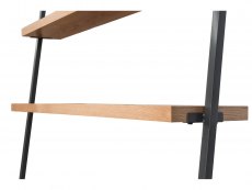 Kenmore Kenmore Dyce Oak and Black 1 Door 1 Drawer Ladder TV Cabinet (Flat Packed)