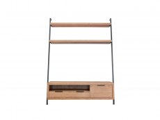 Kenmore Kenmore Dyce Oak and Black 1 Door 1 Drawer Ladder TV Cabinet (Flat Packed)