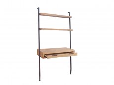 Kenmore Kenmore Dyce Oak and Black 1 Drawer Ladder Desk (Flat Packed)