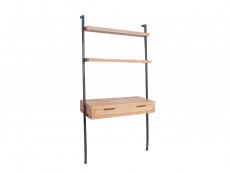 Kenmore Kenmore Dyce Oak and Black 1 Drawer Ladder Desk (Flat Packed)
