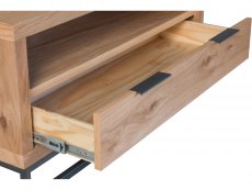 Kenmore Kenmore Dyce Oak and Black 1 Drawer Small TV Cabinet (Assembled)