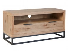 Kenmore Kenmore Dyce Oak and Black 1 Drawer Small TV Cabinet (Assembled)