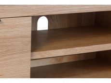 Kenmore Kenmore Dyce Oak and Black 2 Door Large TV Cabinet (Assembled)