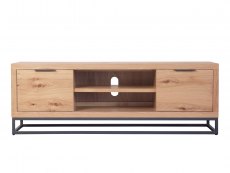 Kenmore Kenmore Dyce Oak and Black 2 Door Large TV Cabinet (Assembled)