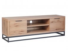 Kenmore Kenmore Dyce Oak and Black 2 Door Large TV Cabinet (Assembled)
