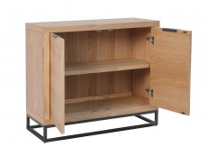 Kenmore Kenmore Dyce Oak and Black 2 Door Sideboard (Assembled)