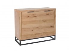 Kenmore Kenmore Dyce Oak and Black 2 Door Sideboard (Assembled)