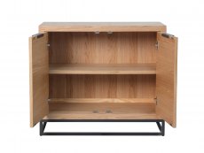 Kenmore Kenmore Dyce Oak and Black 2 Door Sideboard (Assembled)