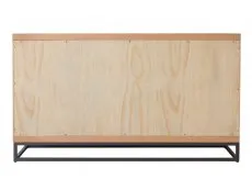 Kenmore Kenmore Dyce Oak and Black 3 Door Large Sideboard (Assembled)