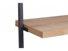 Kenmore Kenmore Dyce Oak and Black Ladder Bookcase (Flat Packed)