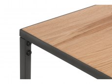 Kenmore Kenmore Dyce Oak and Black Large Coffee Table (Flat Packed)