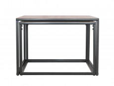 Kenmore Kenmore Dyce Oak and Black Large Nest of Tables (Flat Packed)