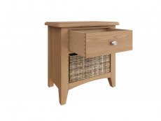 Kenmore Kenmore Dakota Oak 1 Drawer Large Lamp Table (Assembled)