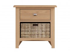 Kenmore Kenmore Dakota Oak 1 Drawer Large Lamp Table (Assembled)
