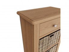 Kenmore Kenmore Dakota Oak 1 Drawer Tall Storage Unit (Assembled)